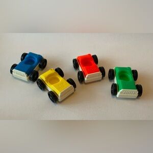 Vintage Fisher-Price Toy Cars Set